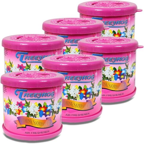 Pack of 6 TreeFrog Gel-Typed Automotive Cup-Holder Air Freshener (Squash Scented) in Saudi Arabia