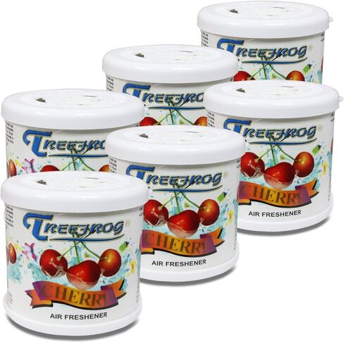 Pack of 6 TreeFrog Gel-Typed Automotive Cup-Holder Air Freshener (Squash Scented) in Saudi Arabia