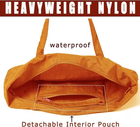 حقيبة حمل كبيرة من VODIU للنساء، حقيبة كتف للسفر بمقبض علوي سحابي in Kuwait