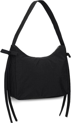 Nylon Crescent Bag Coquette Bow Purse for Women Y2K Purse Red Shoulder Bag Cute Bow Tie Tote Handbag Underarm Bag in Saudi Arabia