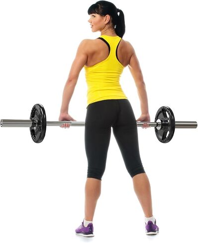 Olympic Rubber Grip Plates for Barbell, 2-Inch Weight Plates for Weight lifting and Strength Weights Training in Home & Gym in Saudi Arabia