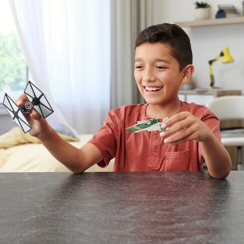 Star Wars Micro Galaxy Squadron T-70 X-wing Starfighter - 5-Inch Vehicle with Fold Out Wings, Droid Socket, and Two 1-Inch Micro Figure Accessories in Saudi Arabia
