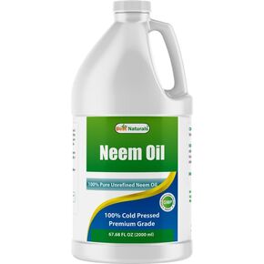 Best Naturals 100% Pure Neem Oil, 100% Cold Pressed and Unrefined - 68 OZ (2000 ML)