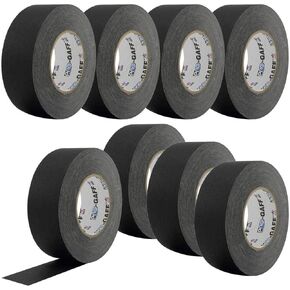 PRO Black Gaffers Stage Tape 2" 55 yd 8-Pack