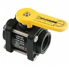 Banjo, V200, Polypropylene Ball Valve Inline 2"