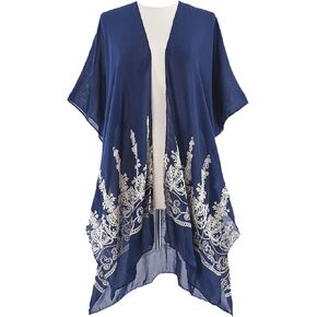 SAGEFINDS Americana Printed Kimono