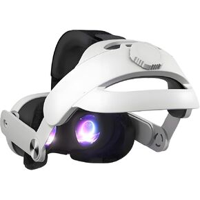 Comfort Head Strap for Oculus Quest 3,Replacement for Elite Strap,Super Soft Foam and Skin-Friendly PU Surface, Lightweight and Adjustable VR Accessories Compatible with Oculus/Meta Quest 3
