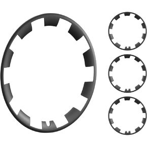 VEVOR Tesla Model Y Wheel Covers Hubcaps 19 Inch, 2020-2024 Model Y Black Fully Fit Hubcap with Snap Set of 4, Guard Tape & Valve Nozzle Hole, ABS & PC Hubcap Less Wind Drag, Fits for All Weather Use
