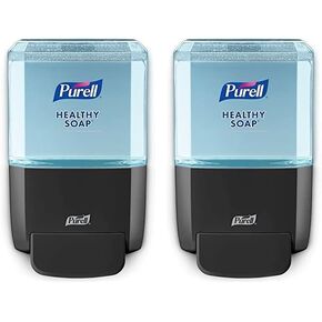 PURELL ES4 Manual Wall-Mounted Hand Soap Dispenser, Graphite, Compatible with 1200 mL PURELL Brand HEALTHY SOAP Refills (Pack of 1) - 5034-01 - Manufactured by GOJO, Inc.
