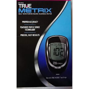 True Decor TrueMetrix Self Monitoring Blood Glucose Meter (Triple Sense Technology)