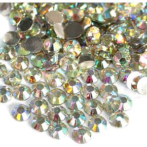 Yueton 1440pcs 3mm(12ss) DIY Crystal Round Flatback Rhinestone Nail Art Cellphone Case Decoration (Red)