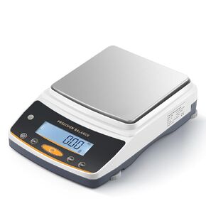Bonvoisin Lab Scale 5000g x 0.01g, Rechargeable Gram Scale with RS232 Interface, Scientific Scale Digital Scale 0.01g Accuracy, Precision Scale Jewelry Scale