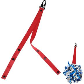 Pom Pom Holder, Adjustable Pom Holder for Backpack Cheer Cheerleading Pom Holder Cheer Pom Holder Custom Made Pom Holder Pom Poms Cheerleading Accessories for Teen Girls Sports