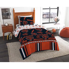 Northwest NFL Chicago Bears "Rotary" Bed in a Bag Set, Twin, Rotary