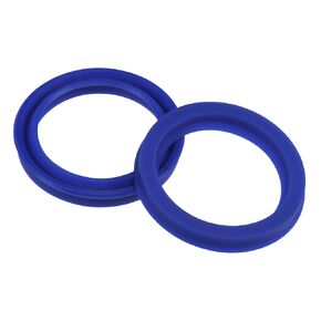 YOKIVE 2 Pcs UHS Radial Shaft Seals, Industry PU Oil Seals for Hydraulic Cylinders (Blue, 28-mm ID x 35.5-mm OD 5-mm Width)