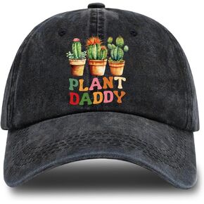rofiowa Plant Lady Adjustable Washed Cotton Baseball Cap, Funny Retro Trucker Hat for Women Mom Wife Grandma Plant Lover, Retirement Birthday Mother's Day for Plant Mom