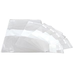 Medline Plastic Zip Closure Bags with White Write-On Block, 2 mil, 12" x 15", Ideal for Storage and Organization, Pack of 1000