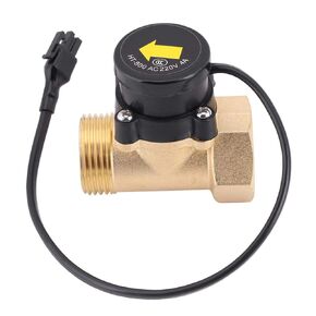Jeanoko 1 Inch Switch Water Switch HT-800 G1 Thread 220V Sensor Automatic High Temperature Resistant Control Switch for Low Pressure Ignition Male Thread