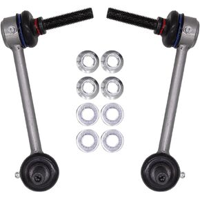 Lithops K7258 Zinc-Nickel Alloy Front Stabilizer Sway Bar Links Greaseable for Chrysler Town&Country/Pacifica/Grand Voyager Dodge Caravan Plymouth Voyager RAM C/V VW Routan Left+Right(Side) 2PCS