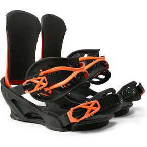 Snowboard Binding - Java Snowboards/Fuzz Pedal Snowboard Binding - Hazard Orange