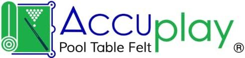 Accuplay Worsted Blend Pre Cut Pool Table Felt - Choose for 7, 8 or 9 Foot Table. English Green, Spurce Green, Blue, Navy, Red, Burgundy, Gray, Tan, or Black… in Saudi Arabia