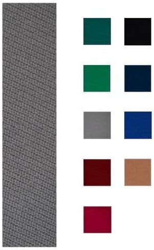 Accuplay Worsted Blend Pre Cut Pool Table Felt - Choose for 7, 8 or 9 Foot Table. English Green, Spurce Green, Blue, Navy, Red, Burgundy, Gray, Tan, or Black… in Saudi Arabia