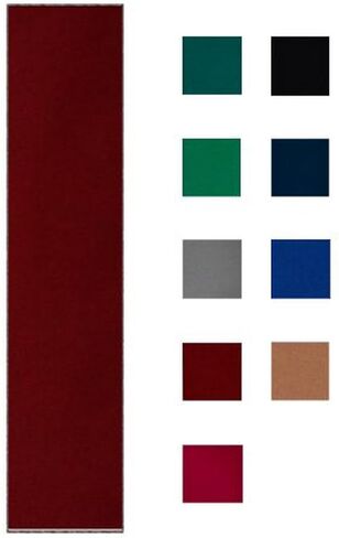 Accuplay Worsted Blend Pre Cut Pool Table Felt - Choose for 7, 8 or 9 Foot Table. English Green, Spurce Green, Blue, Navy, Red, Burgundy, Gray, Tan, or Black… in Saudi Arabia