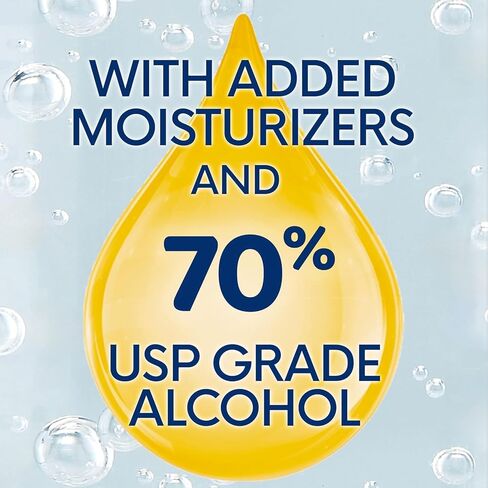 Germ-x Advanced Hand Sanitizer with Aloe and Vitamin E, Moisturizing Gel, Instant and No Rinse Formula, Pump Bottle, Back to School Supplies College, 8 Fl Oz (Pack of 6) in Kuwait