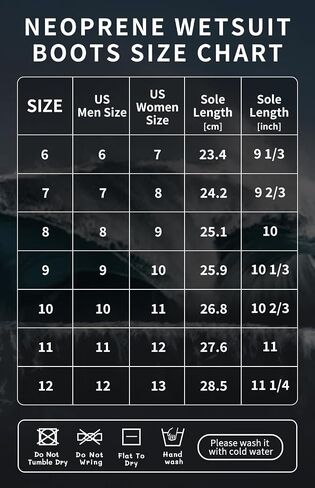 XUKER Neoprene Diving Boots Men Women 3mm Wetsuit Booties GBS Water Shoes with Anti-Slip Sole Sand Beach Shoes for Scuba Diving Snorkeling Rafting, Windsurfing in Kuwait