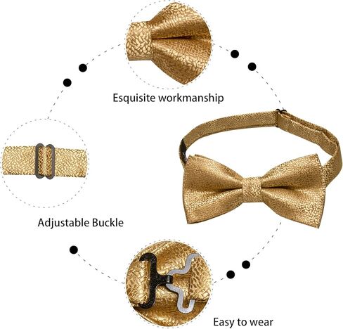 مجموعة ربطة عنق ودبوس طية صدر السترة للرجال من Dubulle ربطة عنق بيزلي مربوطة بالزهور مع أزرار أكمام مربعة للجيب in Kuwait