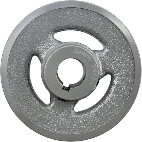 BK52-1 V Belt Pulley 1 inch Bore 4.95" OD,V-Belt Sheave Cast Iron for A AX B BX 4L 5L V-Belts,BK521 Pulley in Saudi Arabia