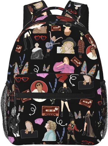 Daily Backpack Large Capacity School bag Laptop backpack for Music Fans Travel Casual Daypack for Men And Women in Saudi Arabia