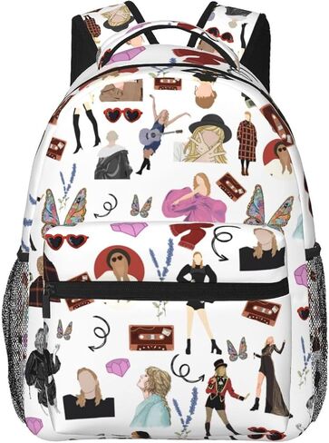 Daily Backpack Large Capacity School bag Laptop backpack for Music Fans Travel Casual Daypack for Men And Women in Saudi Arabia