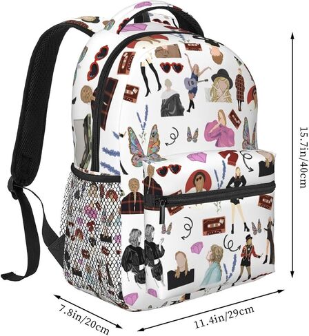 Daily Backpack Large Capacity School bag Laptop backpack for Music Fans Travel Casual Daypack for Men And Women in Saudi Arabia