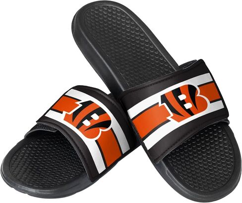 FOCO Youth NFL Stripe Legacy Sport Slide in Saudi Arabia