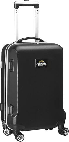 حقيبة حمل الأمتعة الصلبة من Denco NFL Los Angeles Chargers، باللون الأسود in Kuwait