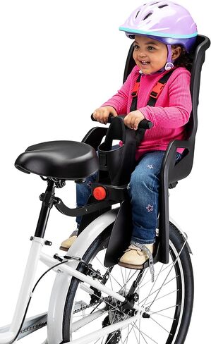 Schwinn Deluxe and Ovation Bike Child Carrier, Rear Mounted Bike Seat Compatible with Most Adult Bike, Seats One Child, Ages 1 Year and Up, Max. Weight 40 lbs., Baby Bike Seat in Kuwait