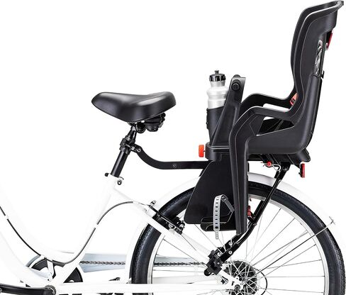 Schwinn Deluxe and Ovation Bike Child Carrier, Rear Mounted Bike Seat Compatible with Most Adult Bike, Seats One Child, Ages 1 Year and Up, Max. Weight 40 lbs., Baby Bike Seat in Kuwait