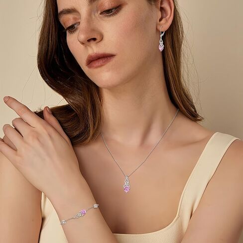 Infinity Celtic Knot Bracelet 925 Sterling Silver Birthstone Bracelet Irish Jewelry Gifts for Women in Saudi Arabia