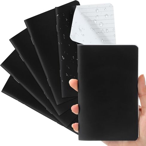 qilery 6 حزمة دفتر ملاحظات مقاوم للماء 3.5 بوصة × 5.5 بوصة مفكرة جيب مقاومة للطقس صغيرة لجميع الأحوال الجوية دفتر ملاحظات ورقي للوحة مذكرة الشرطة لتدوين الملاحظات في الهواء الطلق مجلة مكتب المدرسة (الشبكة، الأخضر) in Saudi Arabia