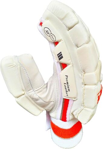 Game Changer Cricket Batting Gloves | Lighweight Leather Cricket Batting Gloves for Mens Right Hand and Left Hand Batsman in Saudi Arabia