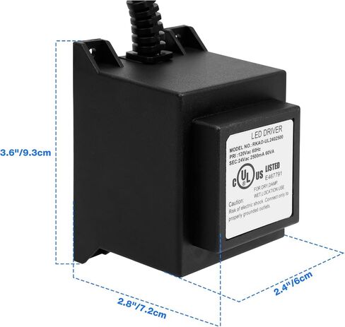only fire Outdoor Landscape Transformer 110/120V to AC 12V/5A, 60-Watt Waterproof Power Supply Converter for LED Landscape Lighting, Grills, Spotlight, Pathway Light in Saudi Arabia