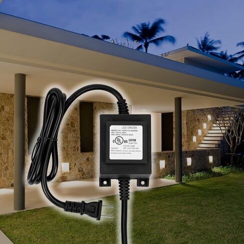 only fire Outdoor Landscape Transformer 110/120V to AC 12V/5A, 60-Watt Waterproof Power Supply Converter for LED Landscape Lighting, Grills, Spotlight, Pathway Light in Saudi Arabia
