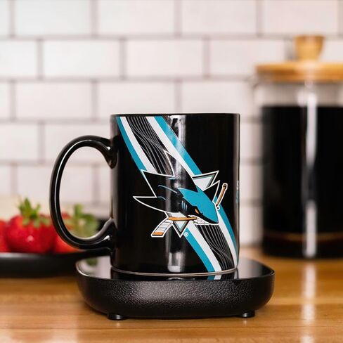 Uncanny York Rangers Logo Mug Warmer with Mug – Keeps Your Favorite Beverage Warm - Auto Shut On/Off in Saudi Arabia