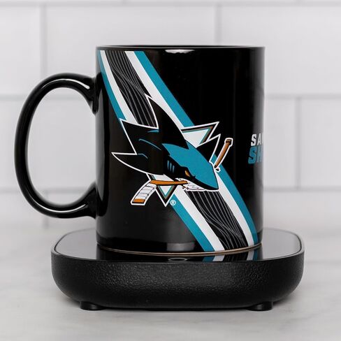 Uncanny York Rangers Logo Mug Warmer with Mug – Keeps Your Favorite Beverage Warm - Auto Shut On/Off in Saudi Arabia