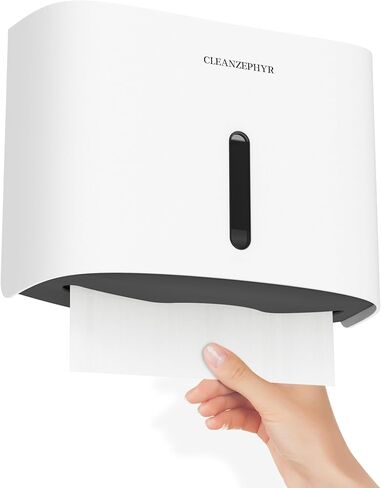 Paper Towel Dispenser Wall Mount White in Saudi Arabia