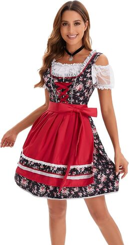 Oktoberfest Outfits for Women Dirndl Dress for German Traditional Bavarian Costume in Saudi Arabia