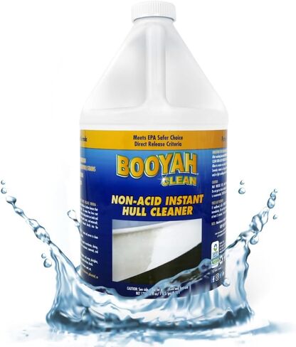 BooYah Clean Non-Acid Instant Hull Cleaner – Removes Water and Scum Lines, Fish Blood, and Tannin Stains – Meets EPA Safer Choice Direct Release Criteria in Saudi Arabia