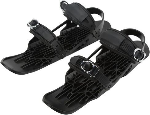 Focket Mini Short Ski Skates for Snow, Short Snowskates Snowblades Skiboard Skis for Winter Shoes, Outdoor Skiing Mini Ski Skates Ski Shoes for Winter Sport, Country Ski in Saudi Arabia
