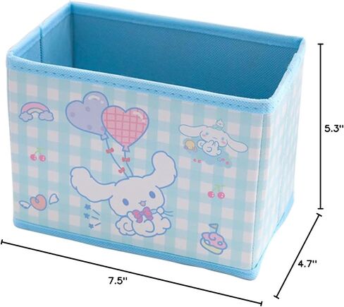 ROFOLO Cute Dog Collapsible Storage Bin, Cute Storage Box Foldable Baskets Kawaii Office Desk Organizer Cute Room Decor in Saudi Arabia
